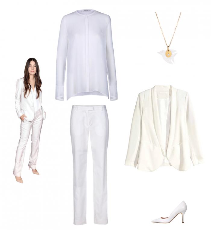 White look Daniella Haim